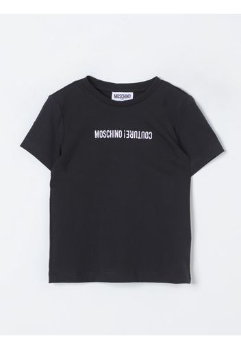 T-shirt in cotone con logo Moschino