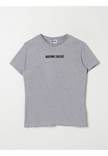 T-shirt in cotone con logo Moschino