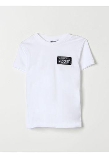 T-shirt con logo Moschino in cotone