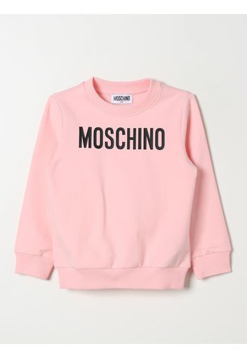 Felpa a girocollo con logo Moschino