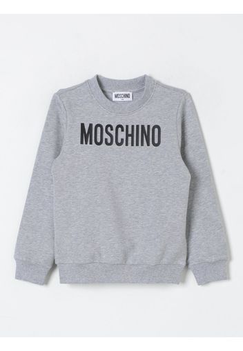 Felpa a girocollo con logo Moschino