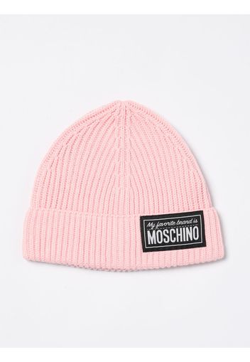 Cappello Moschino in lana e cotone a coste