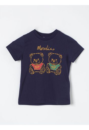 T-Shirt MOSCHINO Bambino colore Blue Navy