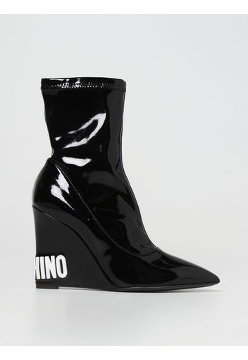 Stivaletto Moschino Couture in vernice