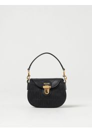 Borsa mini Moschino Couture in tessuto jacquard e pelle