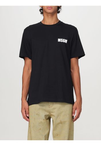 T-shirt Msgm in cotone con stampa logo