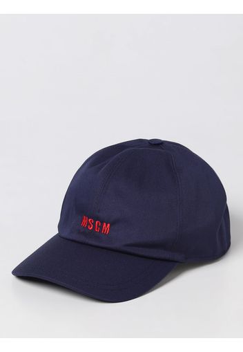 Cappello Msgm in cotone con logo ricamato