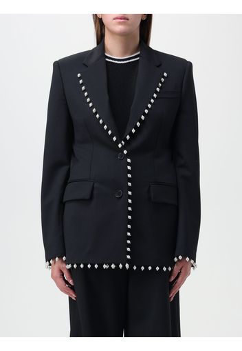 Blazer Msgm in lana con perle sintetiche