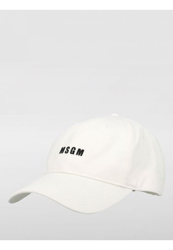 Cappello Msgm in cotone con logo ricamato