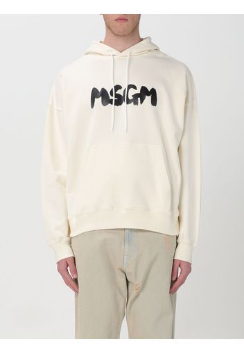 Felpa MSGM Uomo colore Panna