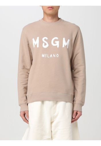 Felpa MSGM Uomo colore Beige