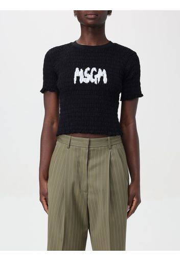 T-Shirt MSGM Donna colore Nero