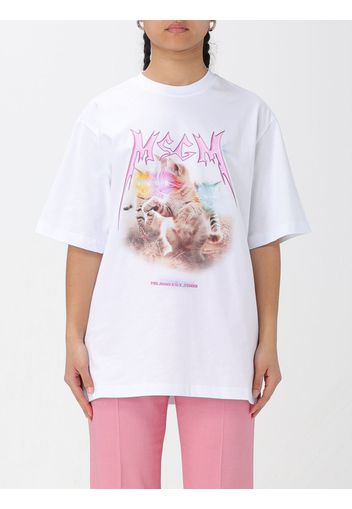 T-shirt Msgm in cotone con stampa logo