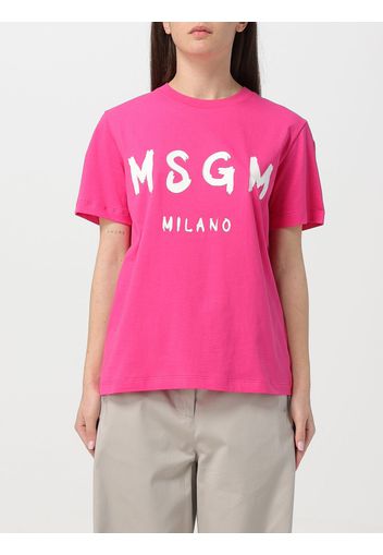 T-Shirt MSGM Donna colore Fuxia