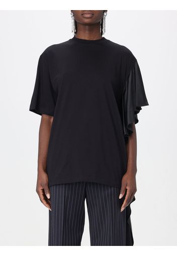 T-shirt oversize con pannello laterale Msgm