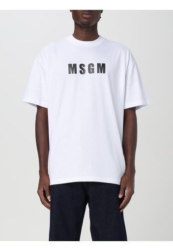 T-Shirt MSGM Uomo colore Bianco