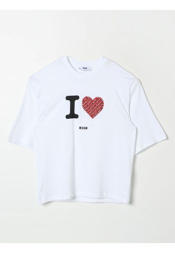 T-Shirt MSGM KIDS Bambino colore Bianco