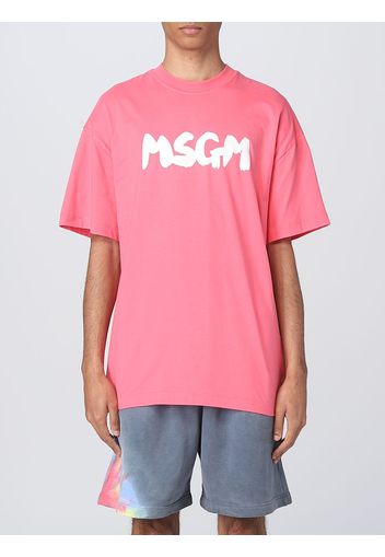 T-shirt over Msgm con stampa logo