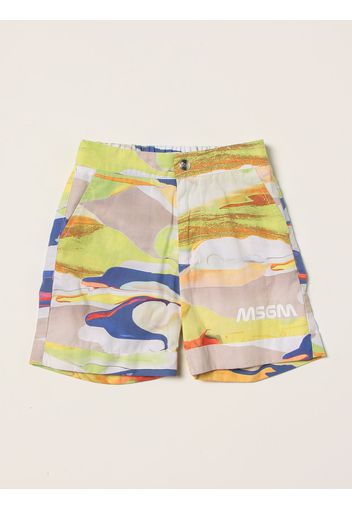 Pantaloncino Msgm Kids con stampa astratta