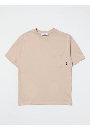 T-Shirt MSGM KIDS Bambino colore Beige