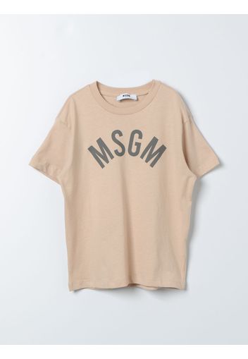 T-Shirt MSGM KIDS Bambino colore Beige