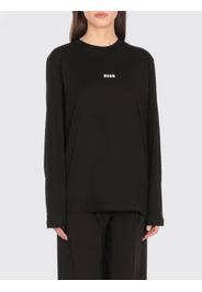 T-shirt in cotone con mini logo Msgm