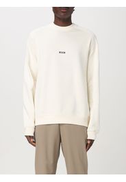 Felpa MSGM Uomo colore Crema