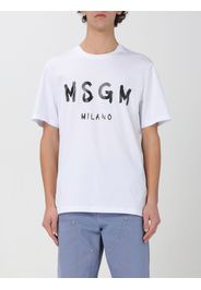 T-Shirt MSGM Uomo colore Bianco