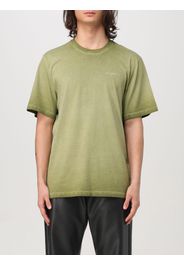 T-shirt Msgm in cotone fumè con logo ricamato