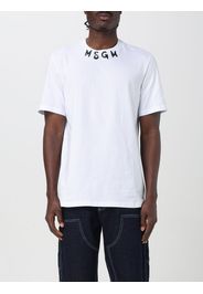 T-Shirt MSGM Uomo colore Bianco
