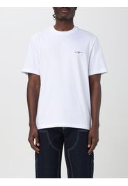 T-shirt in cotone con mini logo Msgm