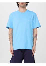 T-shirt in cotone con mini logo Msgm