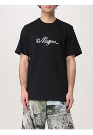 T-shirt basic Msgm in cotone con logo ricamato