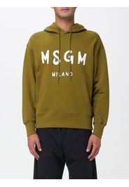 Felpa MSGM Uomo colore Oliva