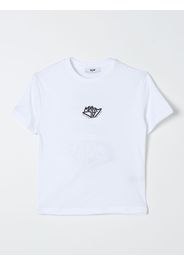 T-shirt in cotone con logo Msgm Kids