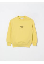 Felpa a girocollo in cotone con logo Msgm Kids