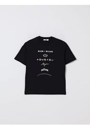 T-shirt in cotone con logo Msgm Kids