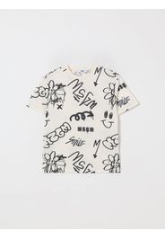 T-Shirt MSGM KIDS Bambino colore Crema