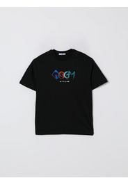T-shirt in cotone con logo Msgm Kids