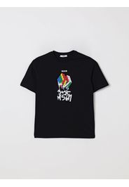 T-shirt in cotone stampata Msgm Kids