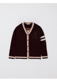 Cardigan di lana con strass Msgm Kids