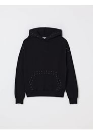 Felpa con cappuccio e borchie Msgm Kids