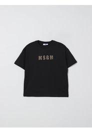 T-shirt in cotone con logo Msgm Kids