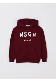 Felpa con cappuccio e logo Msgm Kids