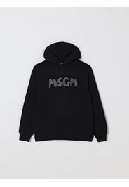 Felpa con cappuccio e logo Msgm Kids