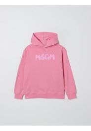 Felpa con cappuccio e logo Msgm Kids