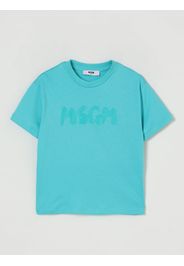 T-shirt in cotone con logo Msgm Kids