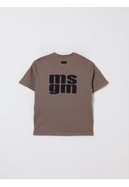 T-shirt in cotone con logo Msgm Kids