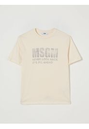 T-shirt in cotone con logo Msgm Kids