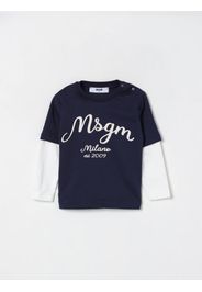 T-shirt in cotone con logo MSGM Kids